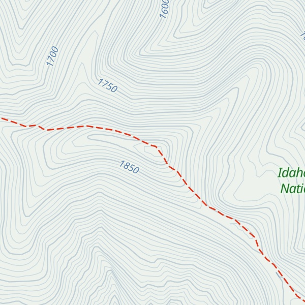 Map of Grandfather Mountain