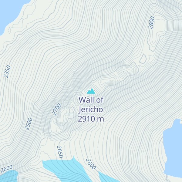 Map of Wall of Jericho