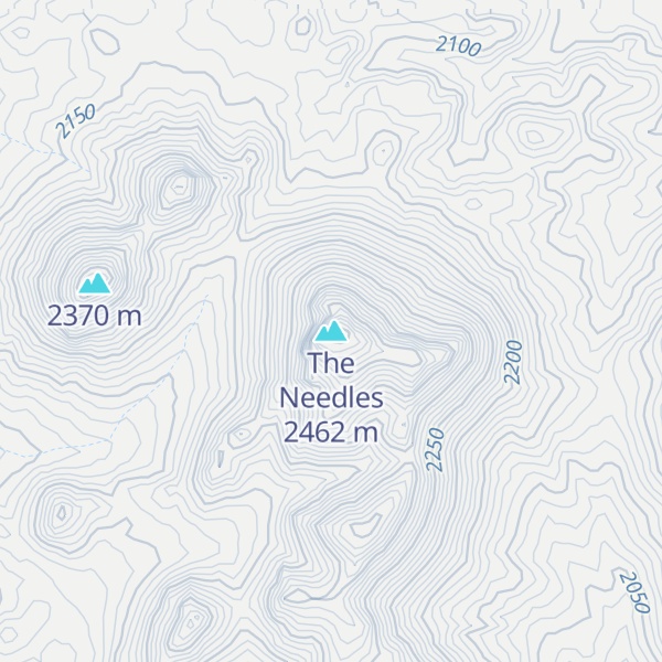 Map of The Needles