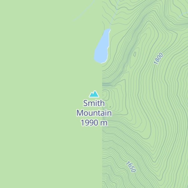 Map of Smith Mountain