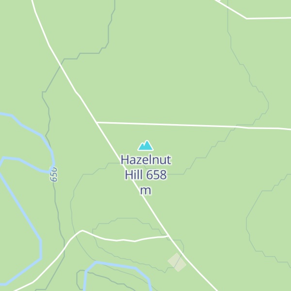 Map of Hazelnut Hill