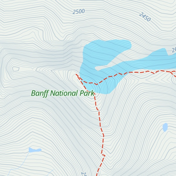 Map of Mount Richardson