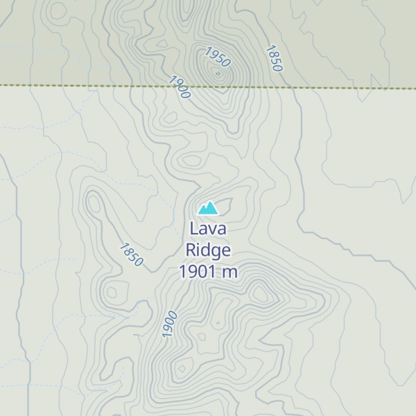 Map of Lava Ridge