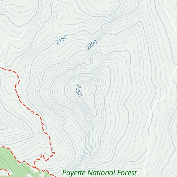 Map of Brundage Mountain