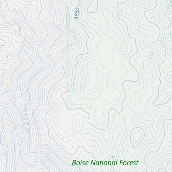Map of Dry Buck Mountain