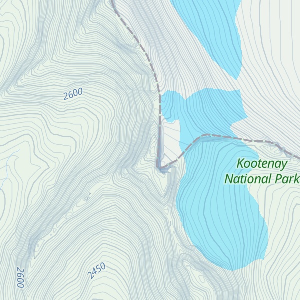 Map of Chimney Peak