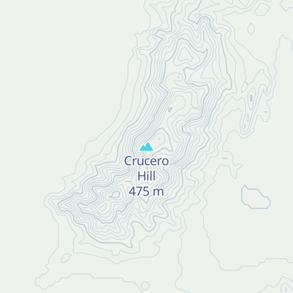 Map of Crucero Hill