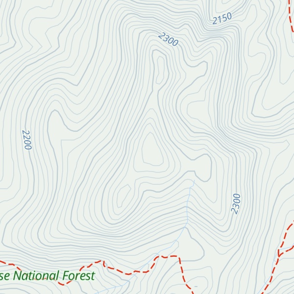 Map of Wilson Peak