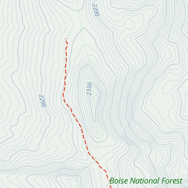 Map of Lookout Peak