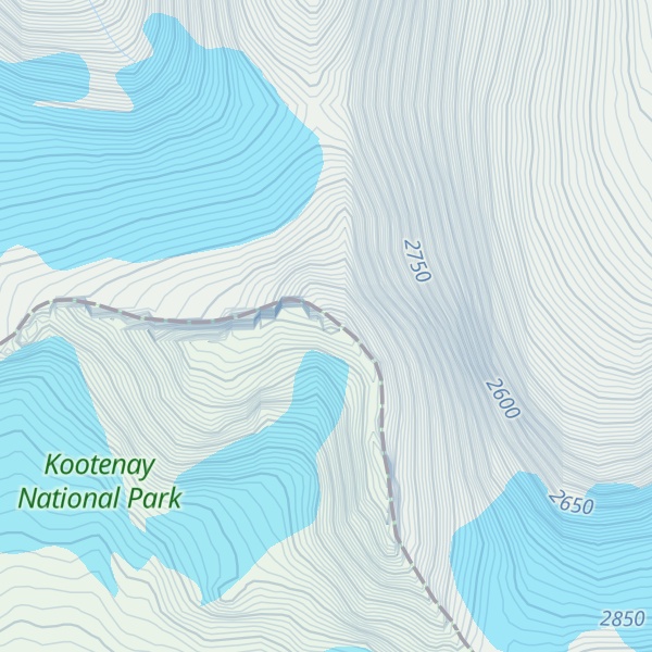 Map of Mount Fay