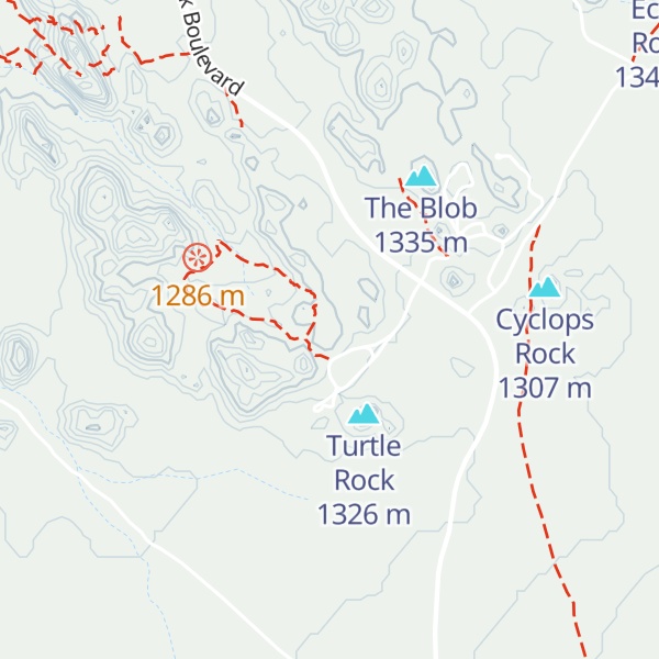 Map of Locomotion Rock