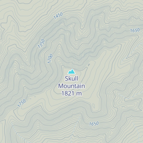 Map of Skull Mountain