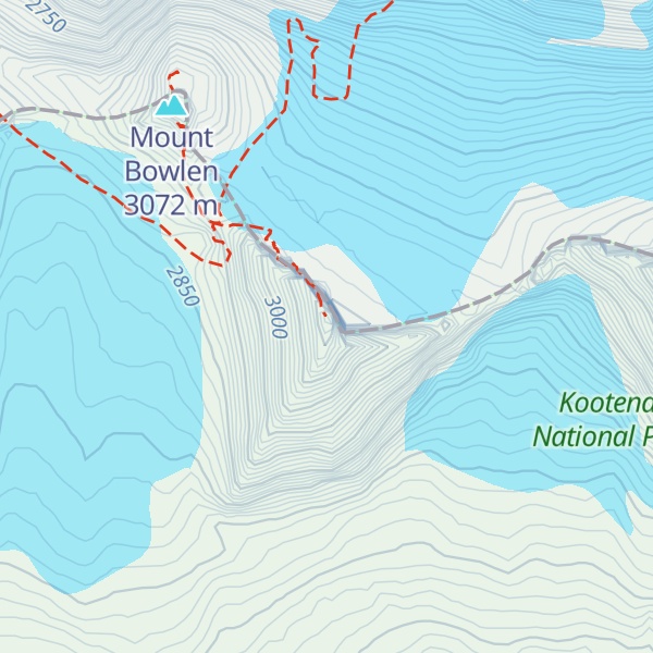 Map of Mount Little