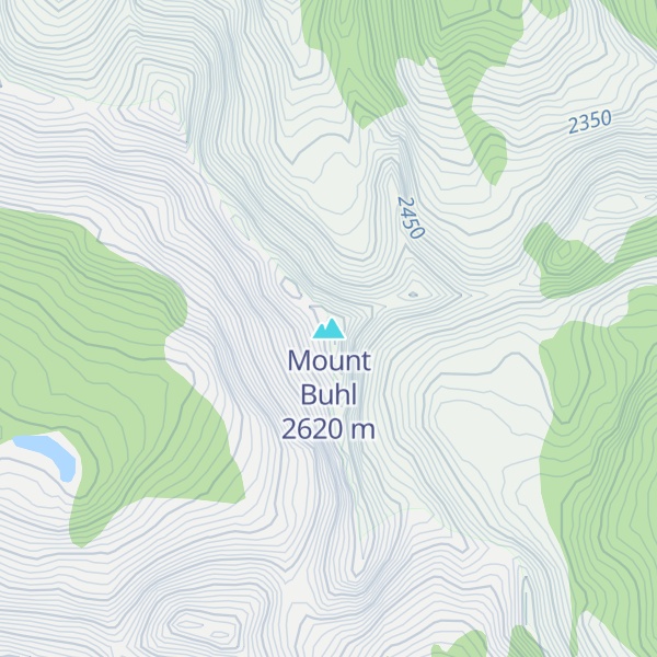 Map of Mount Buhl