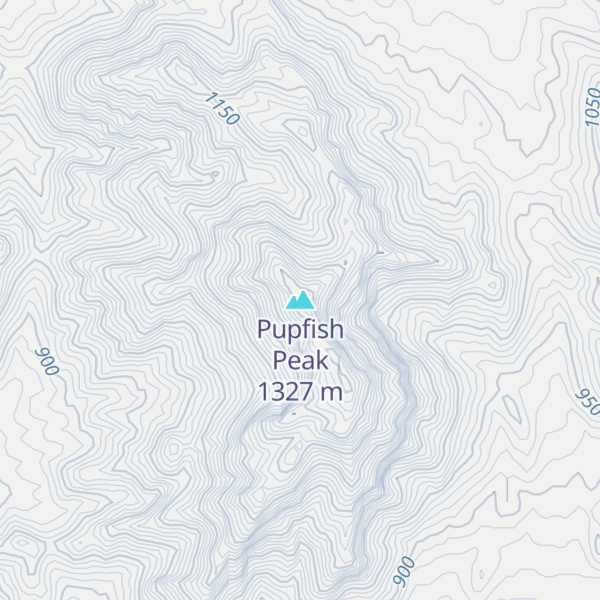 Map of Pupfish Peak