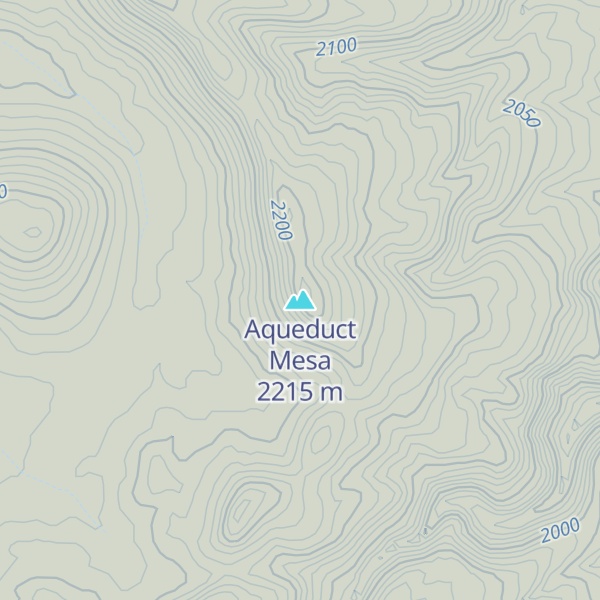 Map of Aqueduct Mesa