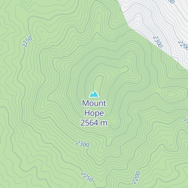 Map of Mount Hope