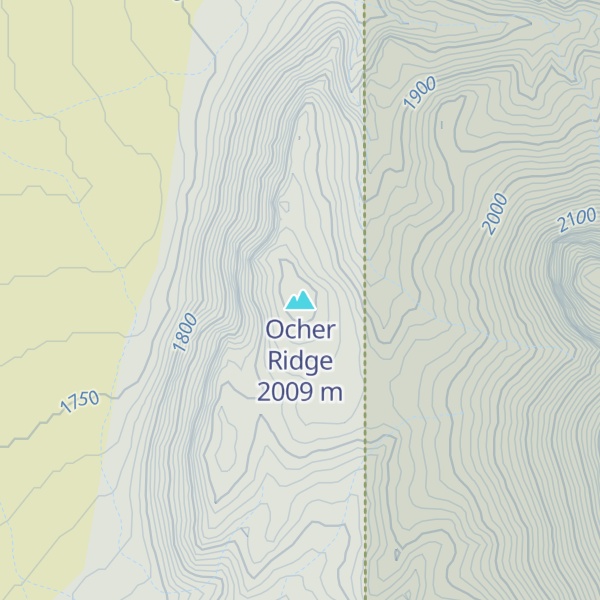 Map of Ocher Ridge