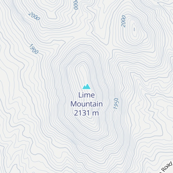 Map of Lime Mountain