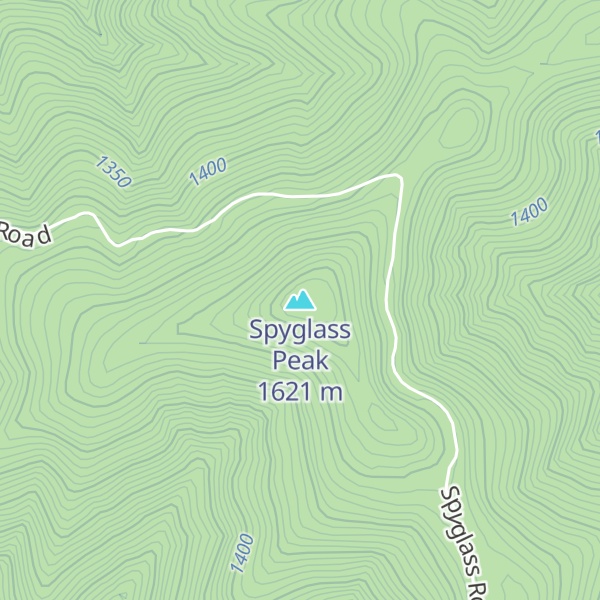 Map of Spyglass Peak