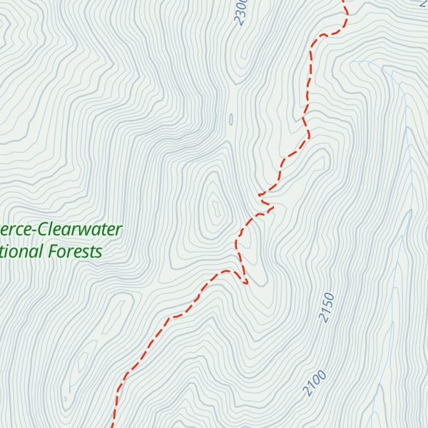 Map of Southwest Butte
