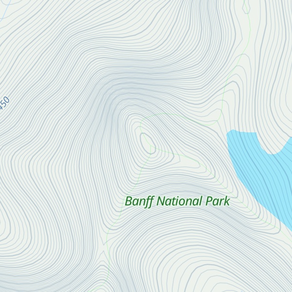 Map of Icefall Mountain