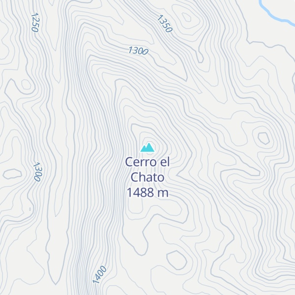 Map of Cerro el Chato