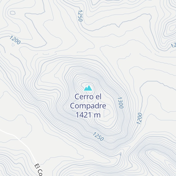 Map of Cerro el Compadre