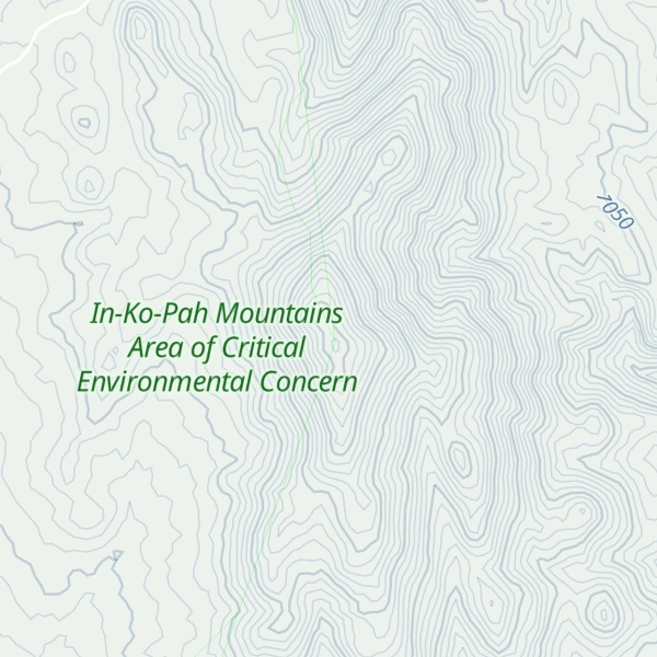 Map of Mount Tule