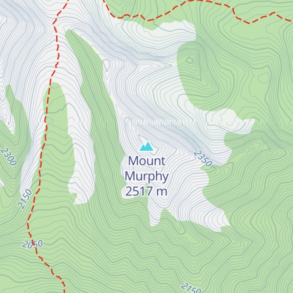 Map of Mount Murphy