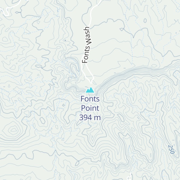 Map of Fonts Point