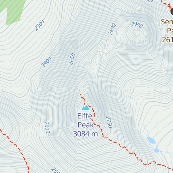 Map of Eiffel Tower