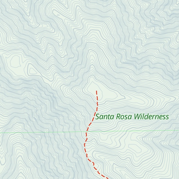 Map of Rabbit Peak