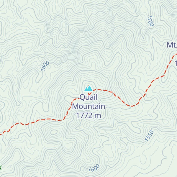 Map of Quail Mountain