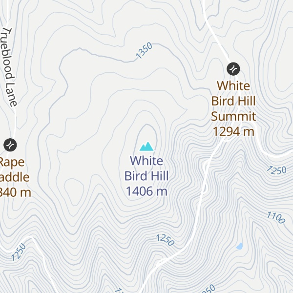 Map of White Bird Hill