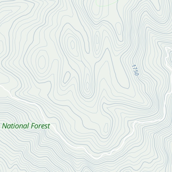 Map of Buck Mountain