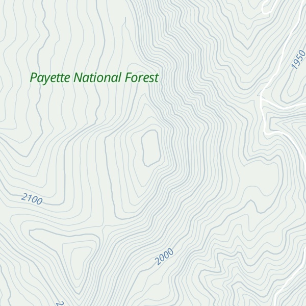 Map of Indian Mountain