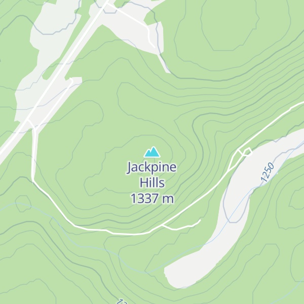 Map of Jackpine Hills