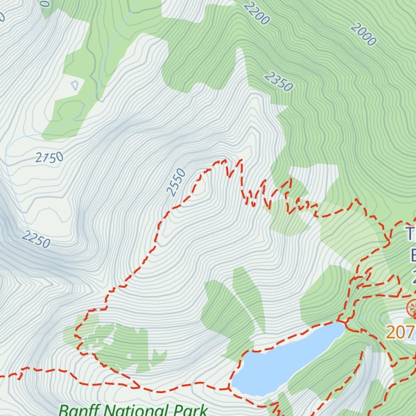 Map of Mount St. Piran