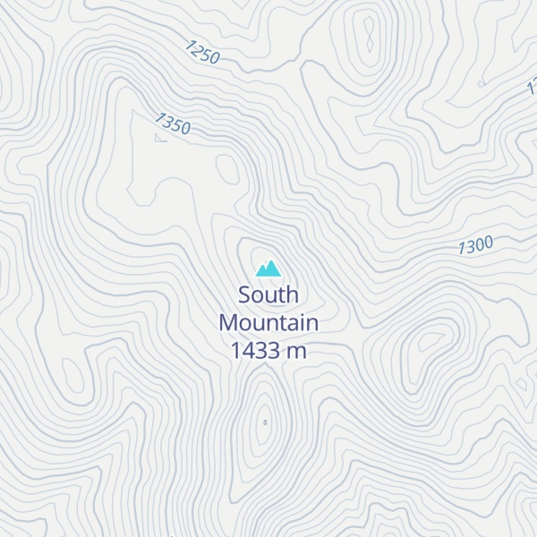 Map of South Mountain