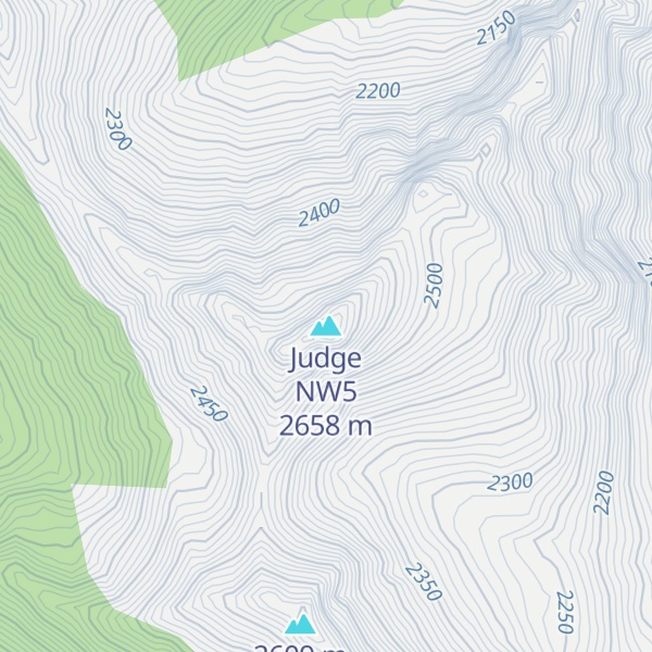 Map of Judge NW5