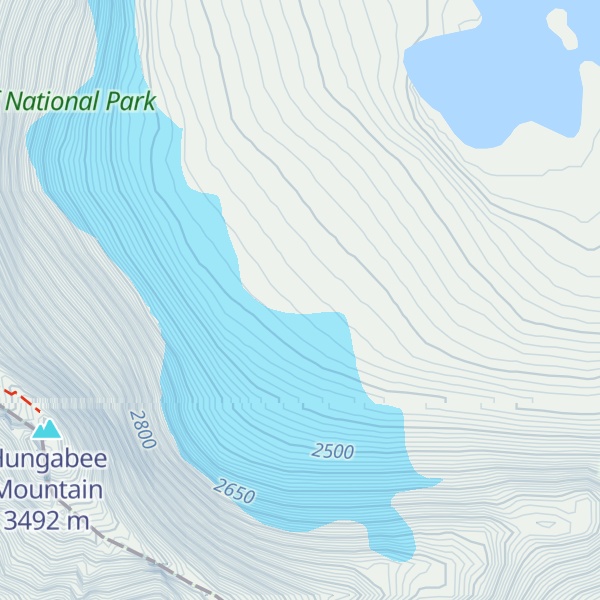 Map of Bow Range