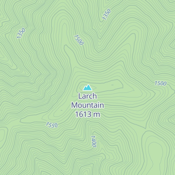 Map of Larch Mountain