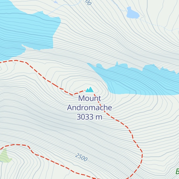 Map of Mount Andromache