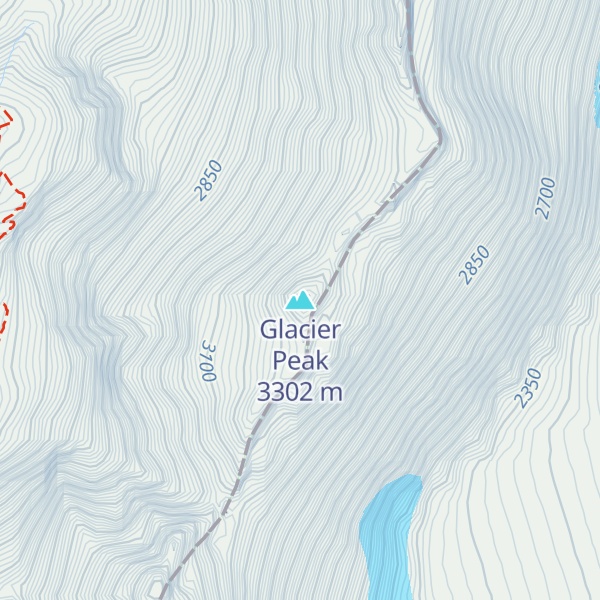 Map of Glacier Peak