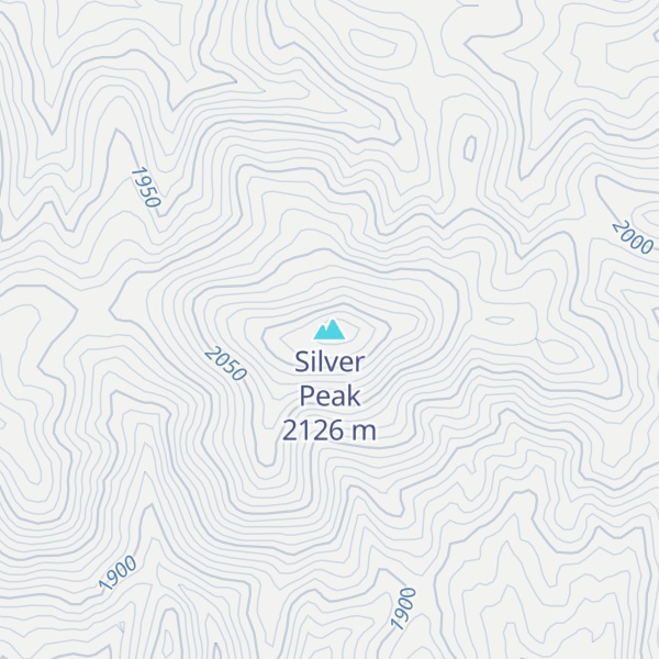 Map of Silver Peak