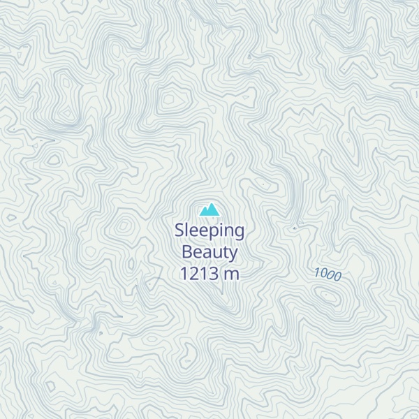 Map of Sleeping Beauty