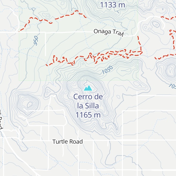 Map of Cerro de la Silla