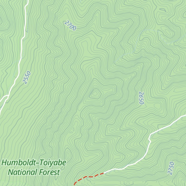 Map of Devils Cave Ridge