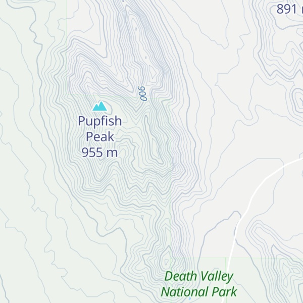 Map of Deacon Peak